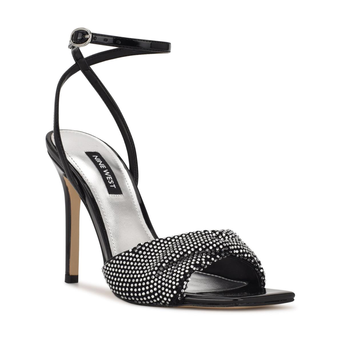 Nine West Twinkle Heeled Negras | 7839QYRIM