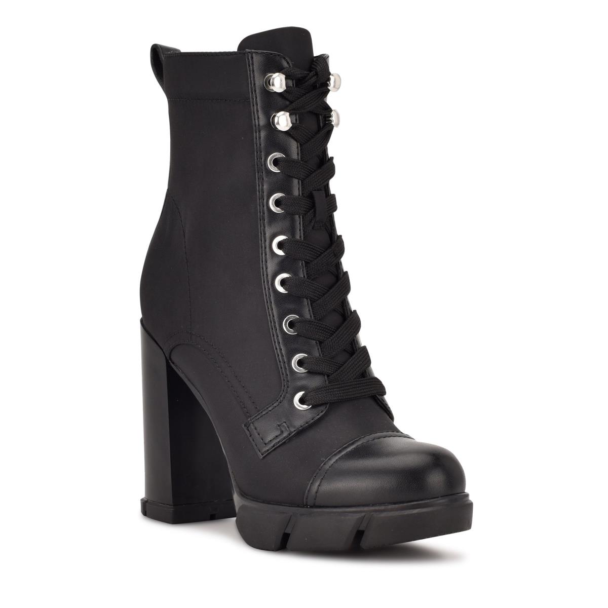 Nine West Vega Heeled Negras | 7602YAFJS