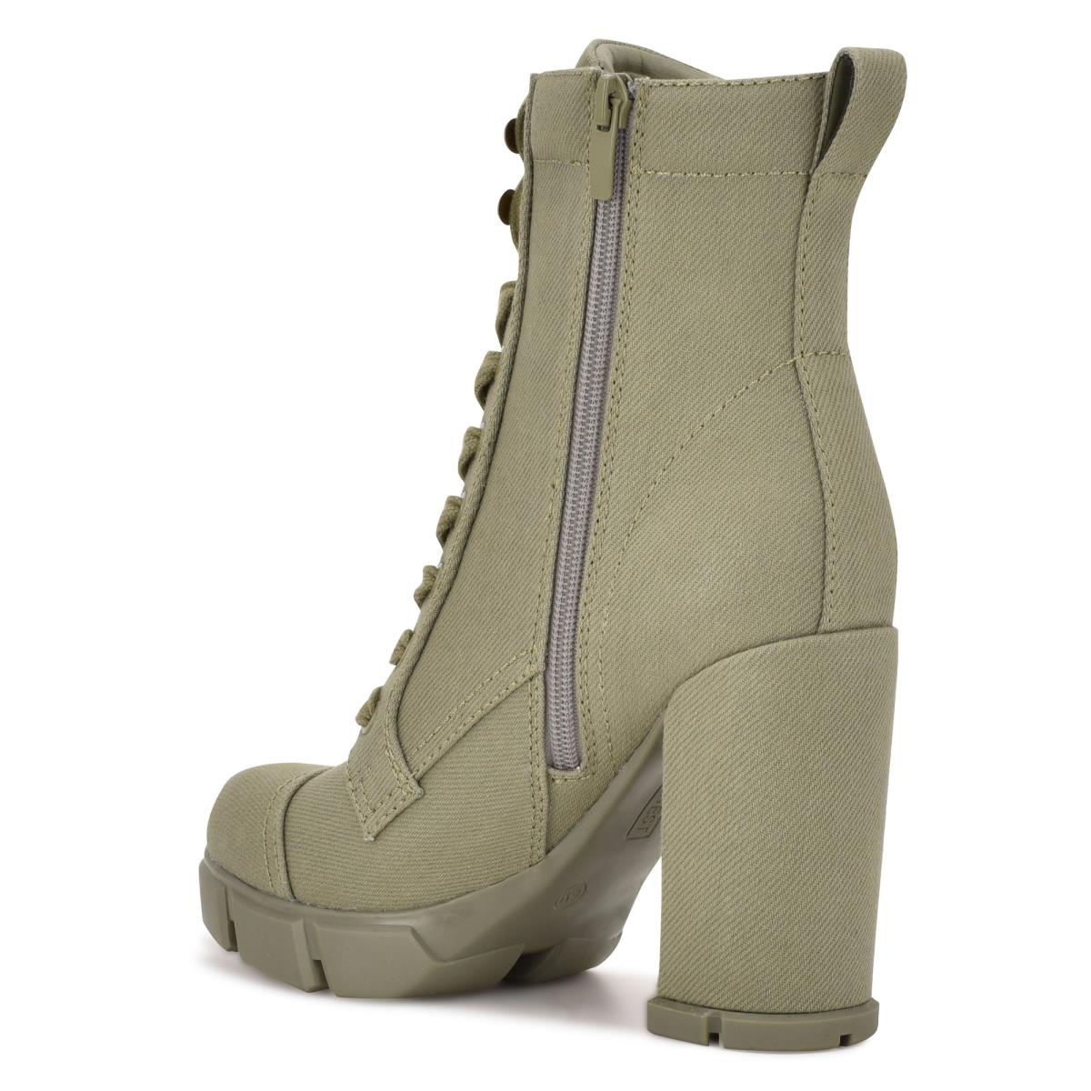 Nine West Vega Heeled Verde Oliva | 1508EDCBJ