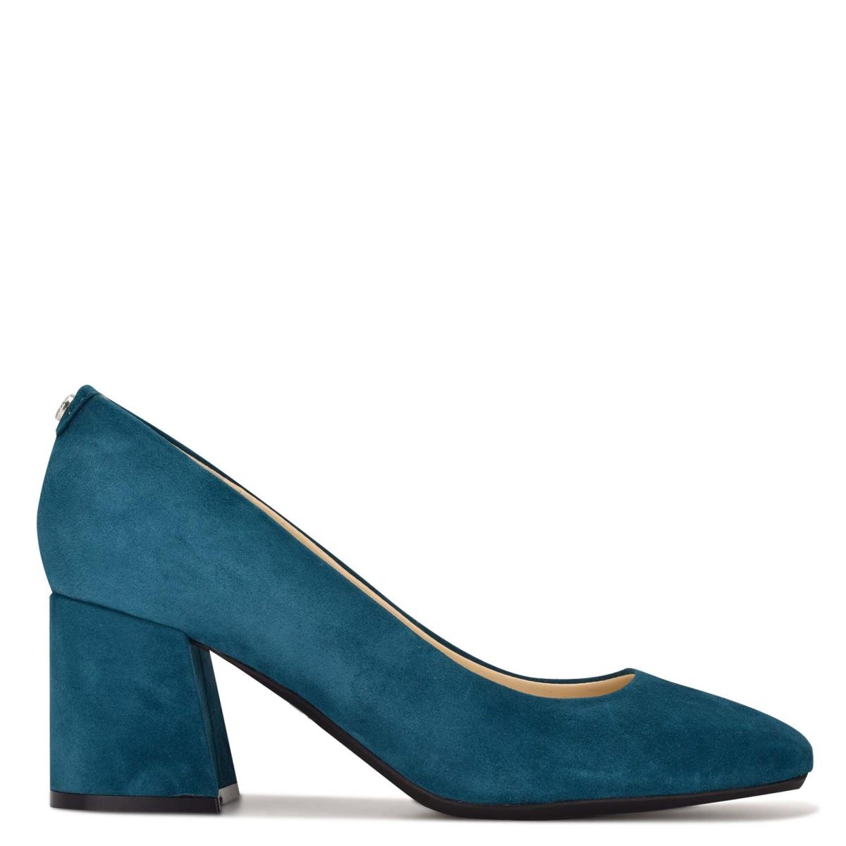 Nine West Vibe 9x9 Block Heel Turquesa | 5041QIALT