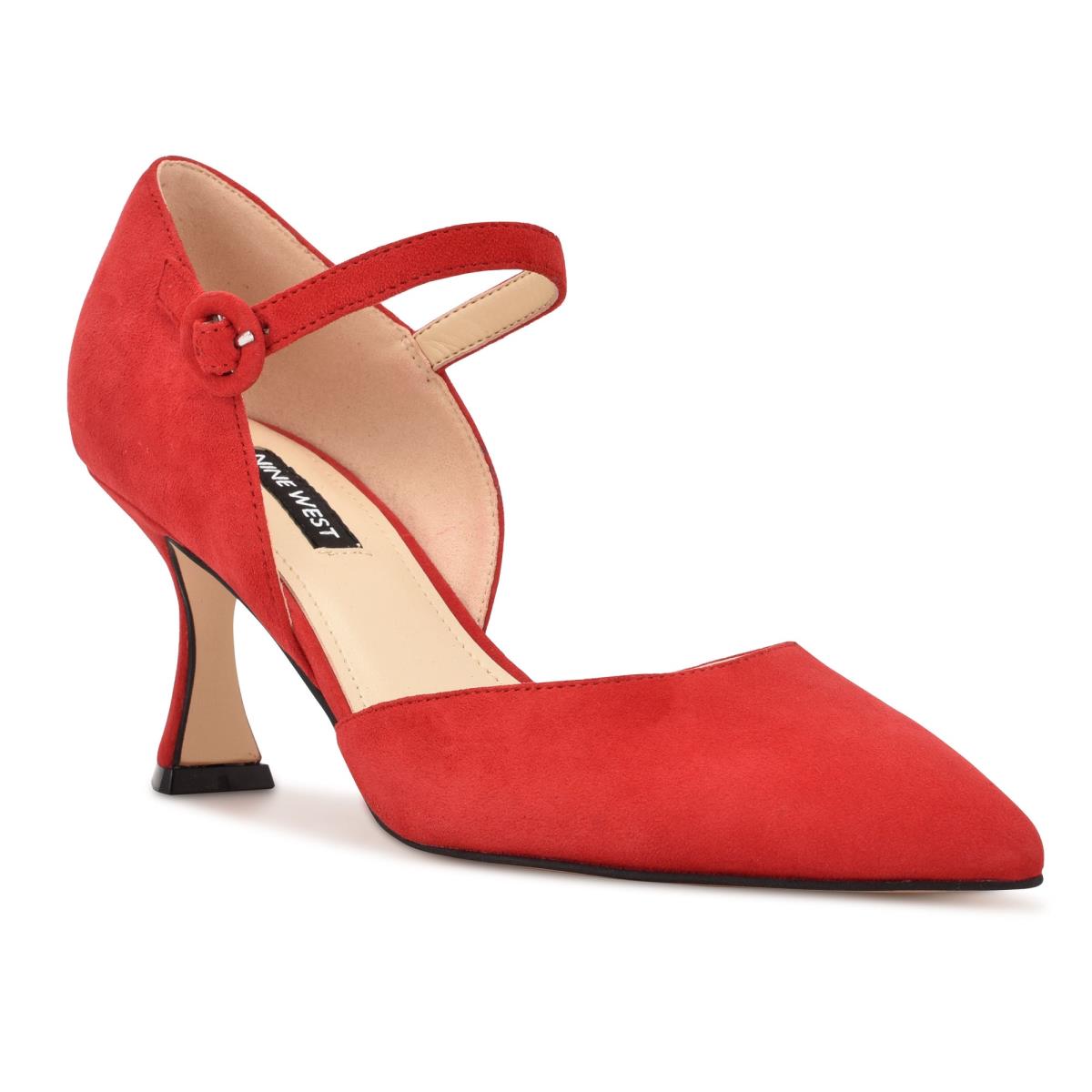 Nine West Wanah Pointy Toe Rojas | 5093FZLWB