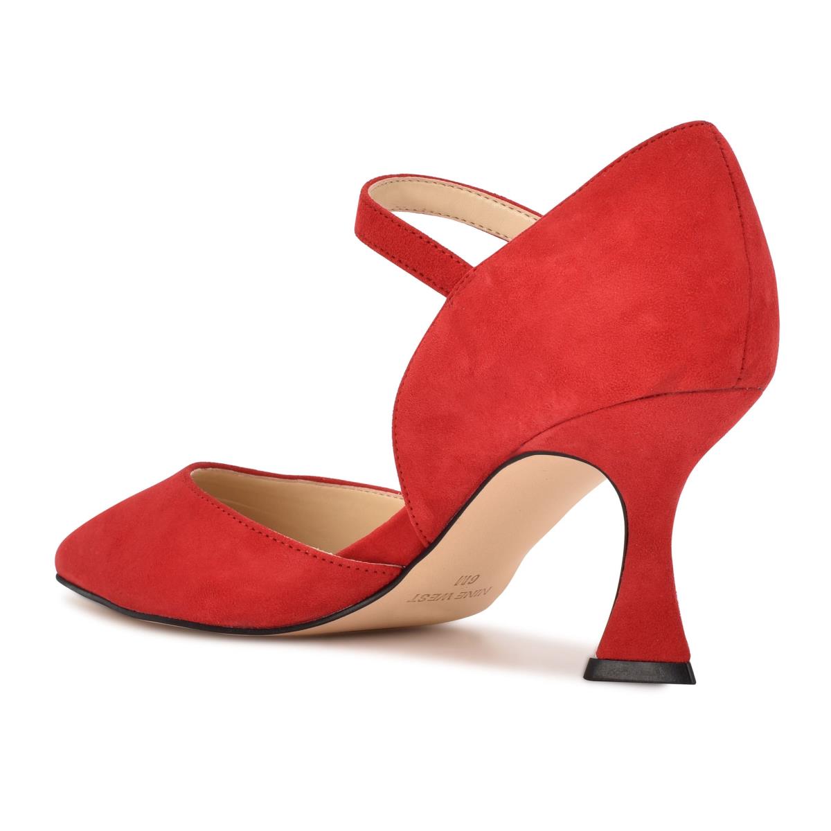 Nine West Wanah Pointy Toe Rojas | 5093FZLWB