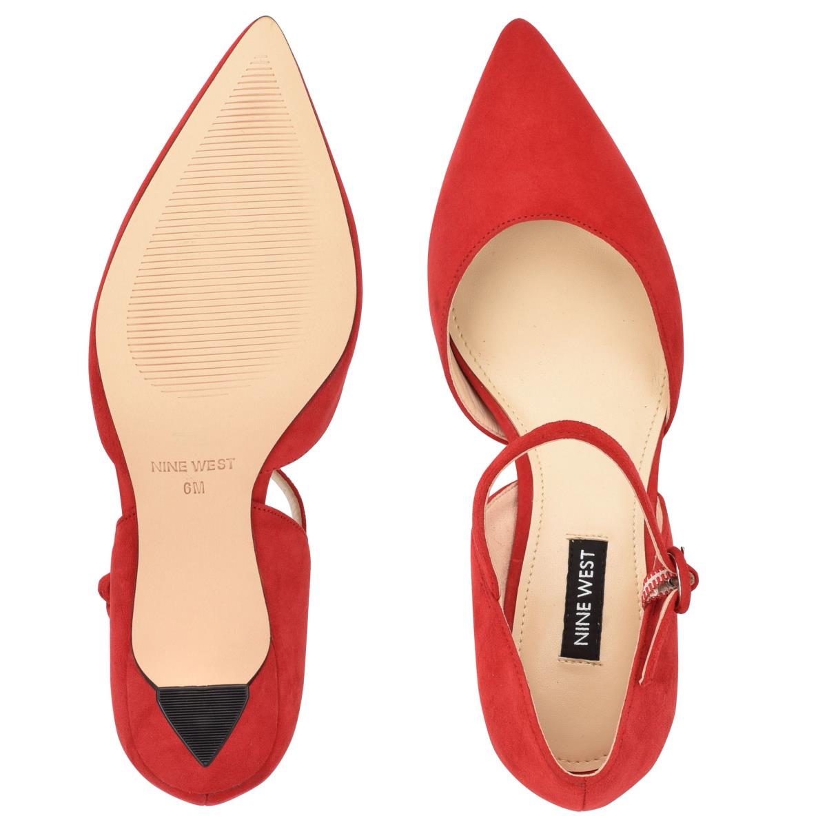 Nine West Wanah Pointy Toe Rojas | 5093FZLWB