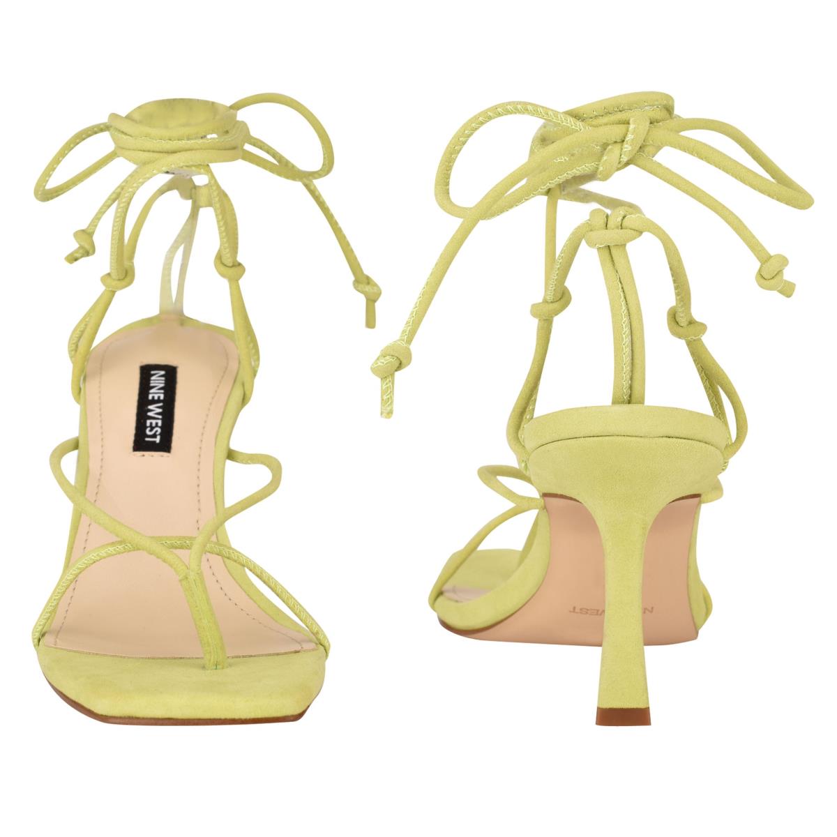 Nine West Yarin Ankle Wrap Verde | 1793UZINL