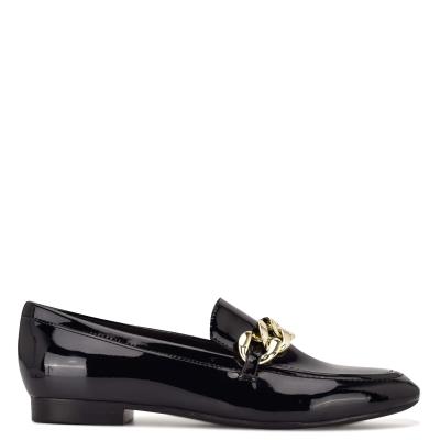 Nine West Chain Slip-On Negras | 0384GMFLX