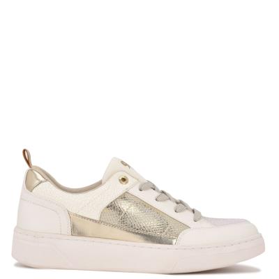 Nine West Elevate Sneakers Creme | 5721UXLID