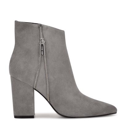 Nine West Glorya Heeled Gris | 7864RYPMD