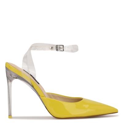 Nine West Sparkea Ankle Strap Amarillo | 8063GKCBV