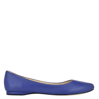 Nine West Speakup Almond Toe Azul Marino | 1052CYZVG