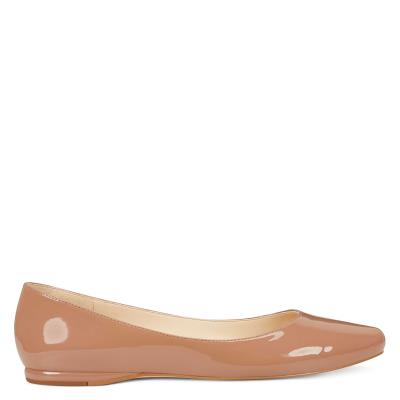 Nine West Speakup Almond Toe Beige | 7430DRCAO