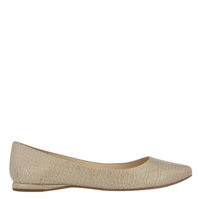 Nine West Speakup Almond Toe Gris Serpent | 8410AUHOL