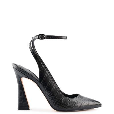 Nine West Tabita Ankle Strap Dress Negras | 9364KLOIM