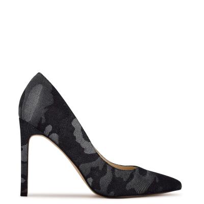 Nine West Tatiana Pointy Toe Azules Camuflaje | 1623QBWMJ