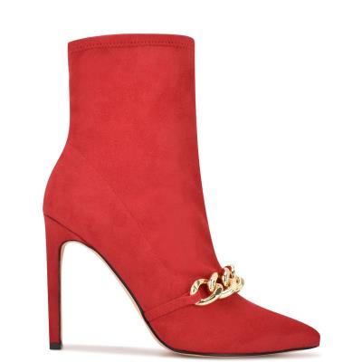 Nine West Timbaa Dress Bootie Rojas | 3791GBZSY