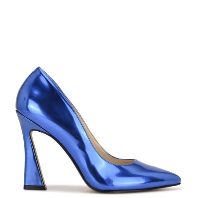 Nine West Trendz Pointy Toe Azules | 7432BYFIN